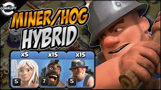 TH11 Miner Hog Hybrid  FULL Breakdown  Hybrid Made Easy  Clash of Clans [upl. by Jona]