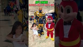 JOLLIBEE DANCE APT TOGETHER WITH BUMBLE BEE jollibee apt [upl. by Aenal]