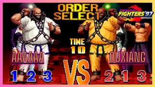 The King of Fighters 97  ▶ aaaaaa 🇺🇸 VS ouxiang 🇺🇲  🥇High level Players🥇  FT10 [upl. by Eniamrej430]