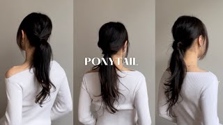 3 EASY LOW PONYTAIL HACKS [upl. by Moselle375]