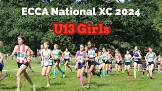 Saucony National XC Championships 2024 U13 Girls [upl. by Zurkow]