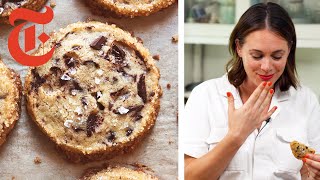 The InternetFamous Chocolate Chunk Shortbread Cookies by Alison Roman  NYT Cooking [upl. by Enait]