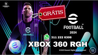 Efootball Pes 2024 para Xbox 360 Rgh GRATIS 2024 [upl. by Edmee169]