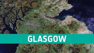 Earth from Space Glasgow Scotland [upl. by Dilisio]