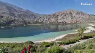 Relaxation videos Lake Kuornas in Crete island [upl. by Krusche822]