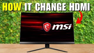 MSI Monitor How To Change HDMI [upl. by Rephotsirhc]