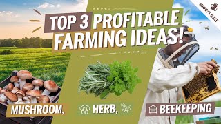 Top 3 Profitable Farming Businesses That Can Make You Rich in 2024 shortvideo shorts farming [upl. by Adaynek]