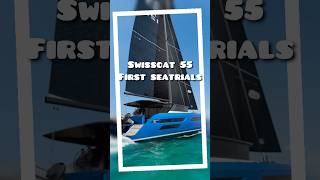 Swisscat 55 Catamaran  First Seatrials  Multihulls World [upl. by Arracat]