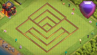 Veinticinco Diseño Ayuntamiento 10  Th10  Subida De Copas Clash of Clans [upl. by Ateiluj848]