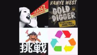 Gorillaz vs Franz Ferdinand vs Kanye West  Do You Dare To Token Cool Kid Mashup [upl. by Annaj79]