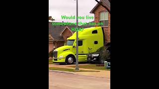 HOA rules 😱😱😱😂🤣🤣 shorts trucker trucking hilarious HOA roadlife funny driver parking [upl. by Monahon]