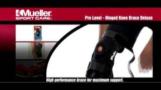 Mueller Pro Level Hinged Knee Brace Deluxe [upl. by Kristo23]