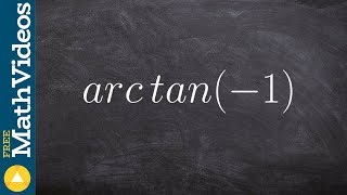 Evaluating Inverse Trigonometric Functions [upl. by Anier]