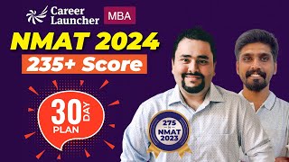 NMAT 2024 30Day Plan  How to score 235 in 1 Month NMAT Preparation Strategy  Career Launcher [upl. by Anavoig]