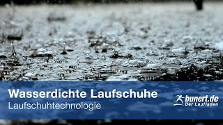 Wasserdichte Laufschuhe  TechTalk mit bunert  bunertde [upl. by Ebonee185]