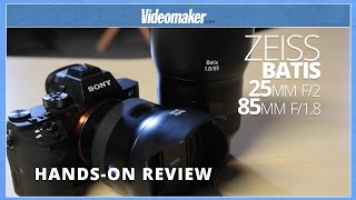 Zeiss Batis 25mm f2 amp 85mm f18  HandsOn REVIEW [upl. by Elletse]