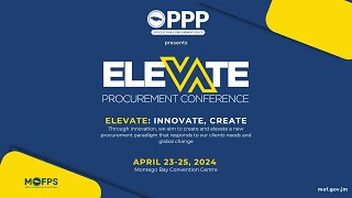 JISTV The Office of Public Procurement Policy ELEVATE Procurement Conference [upl. by Eednil]