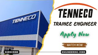 Tenneco Hiring Fresher Graduate Engineer Trainee Jobs 2024  OFF Campus Drive For 2024  2023 [upl. by Gearard206]