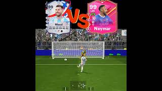 Messi Vs 🔥 Neymar Jr penalty kick 🦶efootball2024 viralvideo shortvideo foryou foryoupage for [upl. by Yesnnyl]