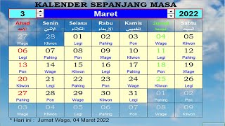 Cara Membuat Kalender Excel [upl. by Helsell]