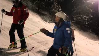 Coaches ski clinic Foot to foot pressure fore aft and upper body [upl. by Colley]