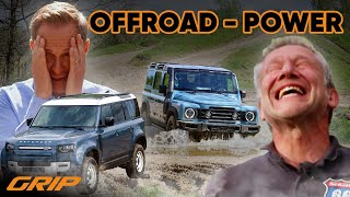 OffroadBIESTER 😈 Land Rover Defender 🆚 INEOS Grenadier  GRIP [upl. by Peterec]