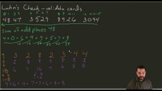 Validating Credit Cards with Luhn Check Algorithm [upl. by Bashuk267]