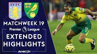 Aston Villa v Norwich City  PREMIER LEAGUE HIGHLIGHTS  122619  NBC Sports [upl. by Leanard475]