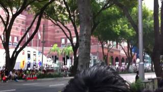 Red Bull F1 Startup and Acceleration Orchard Road Singapore HD [upl. by Middleton]