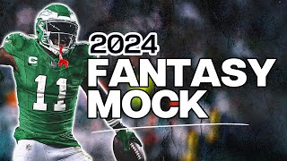 A 2024 Fantasy Football Mock Draft [upl. by Enimassej232]