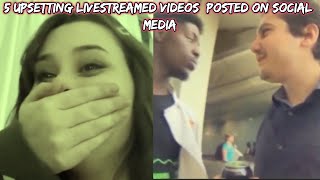 5 Upsetting Livestreamed Videos Posted On Social Media [upl. by Aurora]