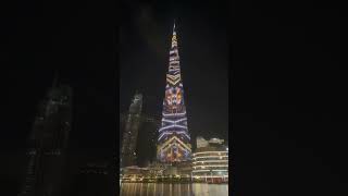 Capodanno con spettacolo di luci al Burj Khalifa a Dubai [upl. by Corvin523]