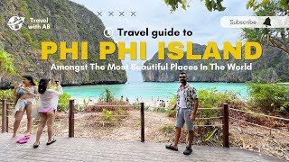 Phi Phi Island Tour from Phuket Thailand  Full travel cost food and details  Complete guide [upl. by Carlo]