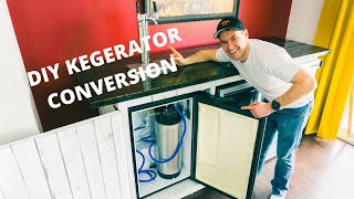 Kegerator Cabinet Build Part 3 DIY Kegerator build using a Danby 44 mini fridge [upl. by Beckman]