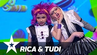 Rica og Tudi  Danmark Har Talent 2017  Liveshow 2 [upl. by Aikkan]