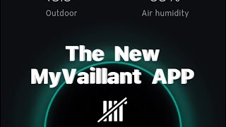 The new My Vaillant APP for the SensoNET VR921 for heat pumps [upl. by Ilram]