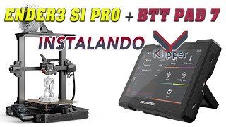 Bigtreetech Pad 7  Ender3 S1 PRO Como instalar klipper [upl. by Lozano909]