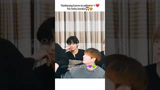 🙈😳Tae thought no one will notice him😏🔥 taekook bts love shorts viral [upl. by Ecnadnac570]