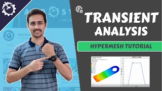 Transient Structural Analysis using Hypermesh Optistruct Tutorial [upl. by Ling]