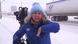 Lands’ End Expedition Parka Field Tested by The Weather Channel® Field Producer Trish Ragsdale [upl. by Brodench]