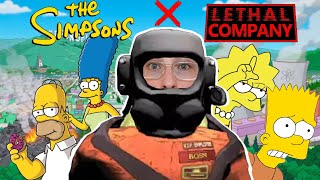 THEY PUT THE SIMPSONS IN LETHAL COMPANY NEW MOONS [upl. by Damha]