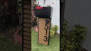 mailbox wood custommailbox woodworking mailorder diy rusticmailbox [upl. by Carver896]