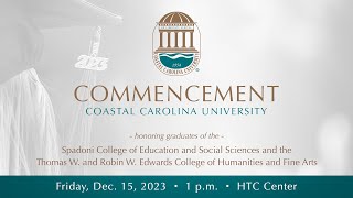 1 pm Fall 2023 Commencement Spadoni College Edwards Humanities [upl. by Eigla]