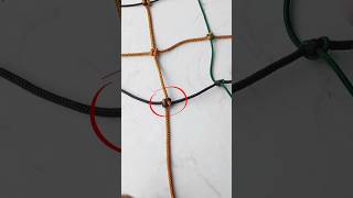 ⚠️ Knot to Know 🪢 Rope net knot tying method very strong and easy to use shorts diy knot [upl. by Stranger738]