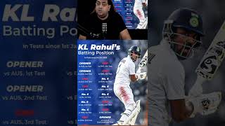 Kl Rahul batting position ❓ klrahul indvsaus indvssa emotional viratkohli rohitsharma cricket [upl. by Nyrehtac126]