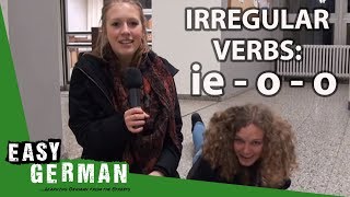 Easy German Verbs  Irregular Verbs ieoo [upl. by Danice]