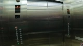 Mini Tour of Fujitec Elevator Lift at The Kensington Office Tower Jakarta [upl. by Niltag967]