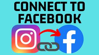 How to Connect Instagram to Facebook  2024 [upl. by Nemaj173]