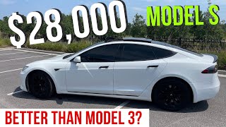 Why you should consider a used Tesla model S vs Model 3 [upl. by Kataway338]