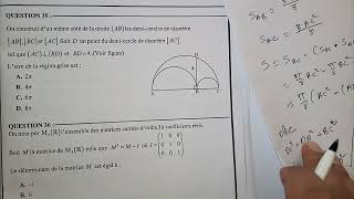 correction concours taalim maths 2021question 35 [upl. by Elfreda]